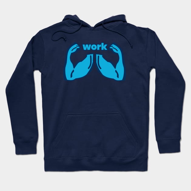 Hard Work Hoodie by Aisiiyan